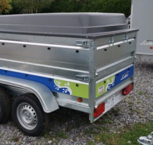 Remolque florence 233x132x39 + capota abs + laterales dobles